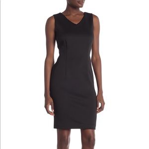 NWT T Tahari Scuba Dress Black